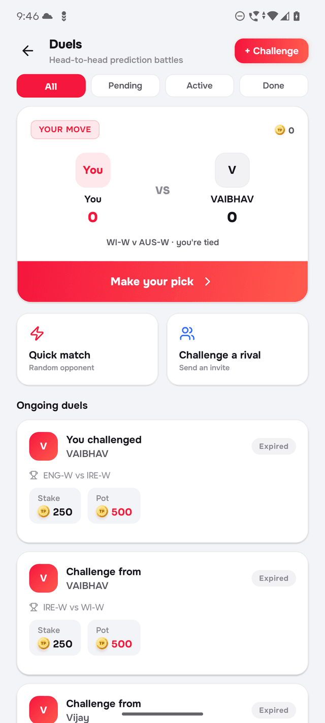 Duels & leaderboards